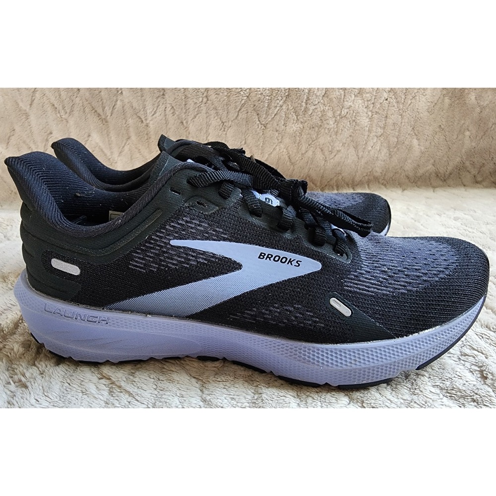 Brooks Launch 9 Womens Running Shoes Black Lavender Size 7.5